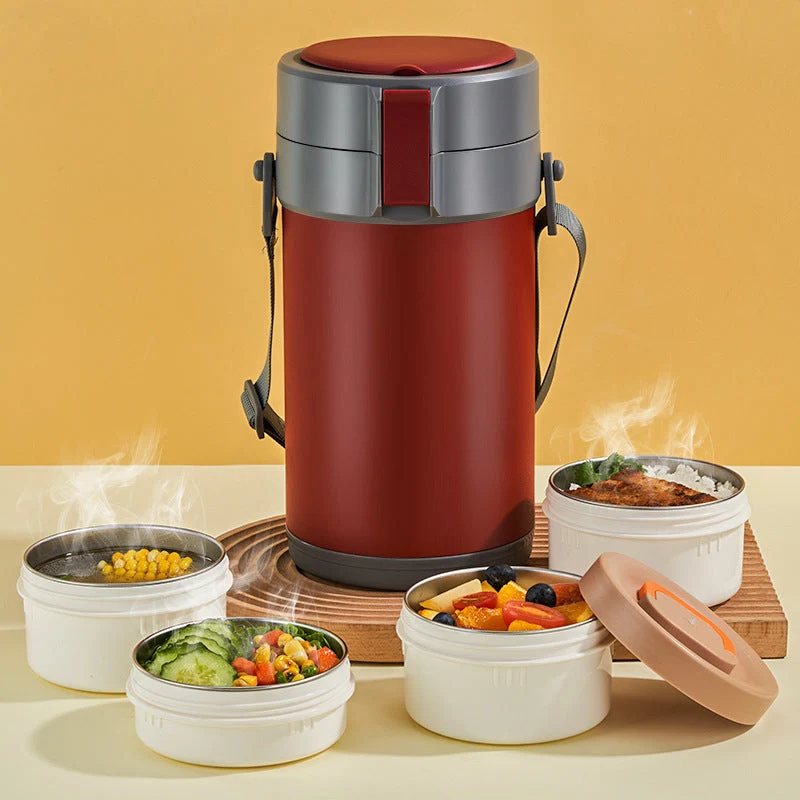 Stainless Steel Multi-layer Large-capacity Extra-long Insulated Lunch Box - Image 22