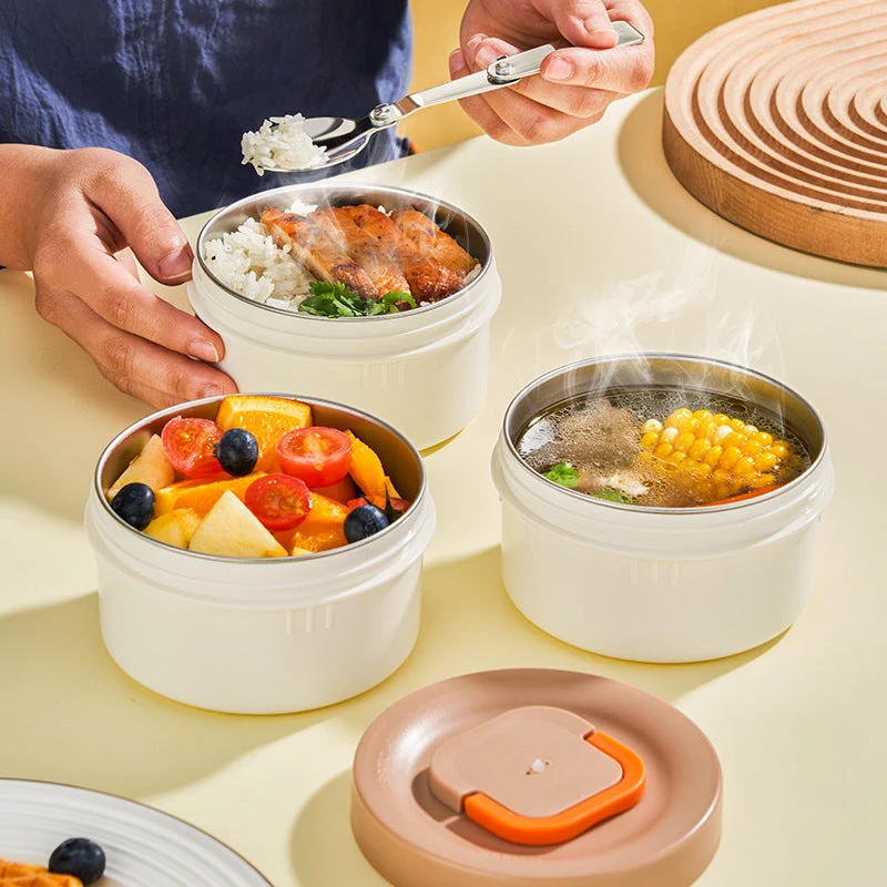 Stainless Steel Multi-layer Large-capacity Extra-long Insulated Lunch Box - Image 3