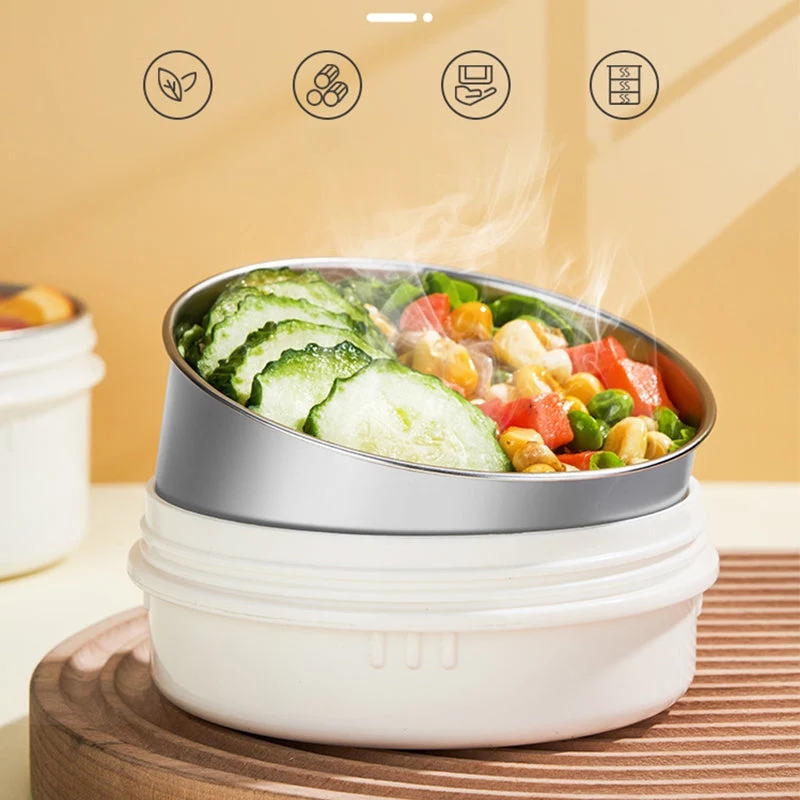 Stainless Steel Multi-layer Large-capacity Extra-long Insulated Lunch Box - Image 5