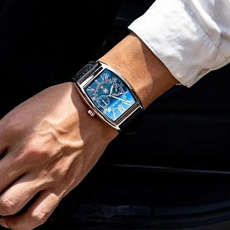 Gift Choice - Men’s Fashionable Large Dial Quartz Watch - Image 10