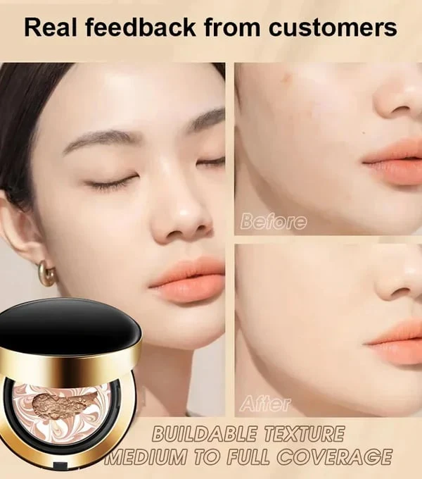 ✨Hot Sale✨2024 New Three-Color Pull Flower Concealer Moisturizing Essence Water Cream - Image 3