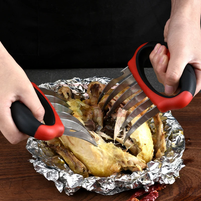 💥Ergonomic Stainless Steel Meat Shredder Claws - Great Kitchen Gift - Image 14