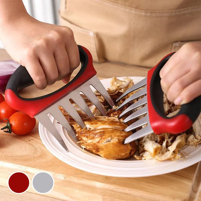 💥Ergonomic Stainless Steel Meat Shredder Claws - Great Kitchen Gift - Image 2