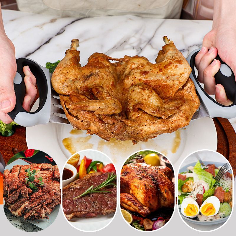 💥Ergonomic Stainless Steel Meat Shredder Claws - Great Kitchen Gift - Image 5
