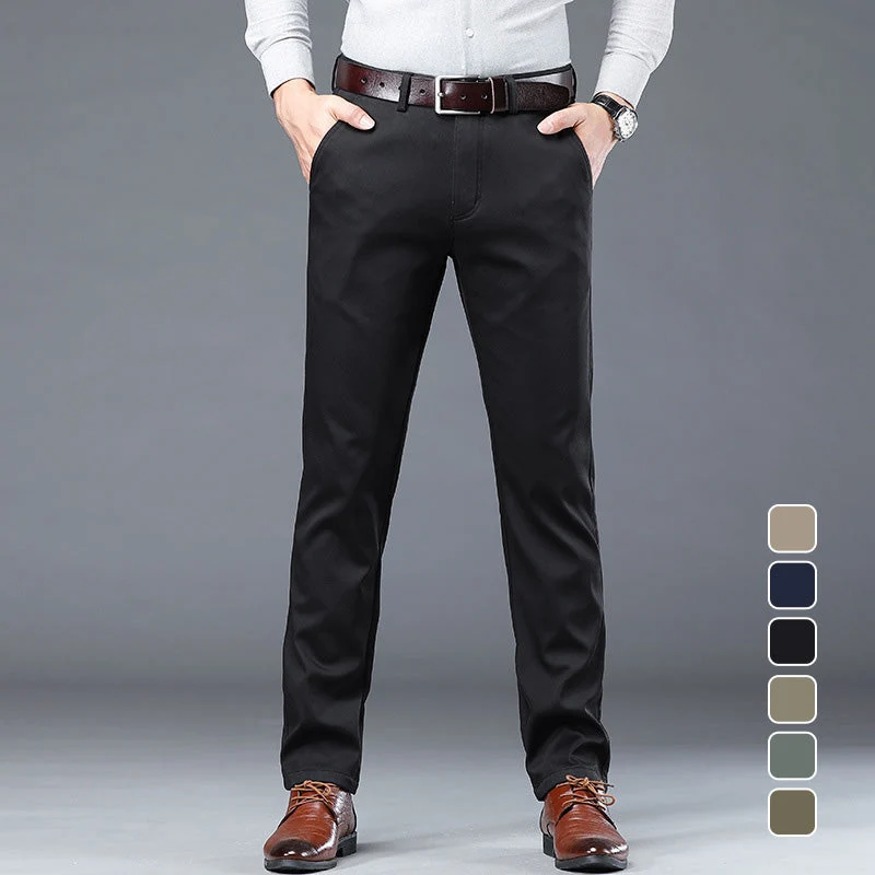 š„half-price discount š„Menās Stretchy Straight Fit Plain Pants