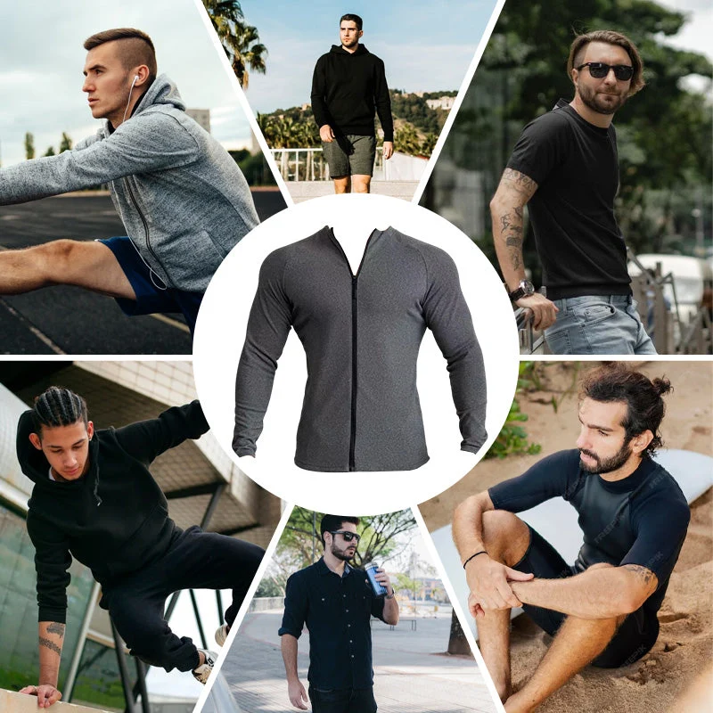 Men's Standing Collar High Stretch Athletic Jacket - Image 7