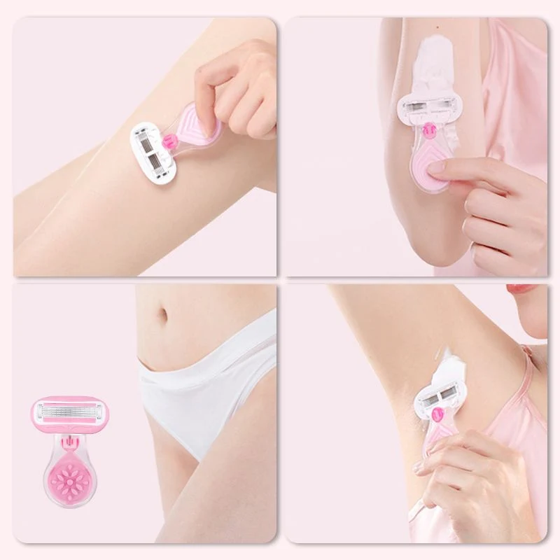 💎 FemmeCut 5-Blade Mini Razor: Compact Power for Flawless Legs! 🌟 - Image 6