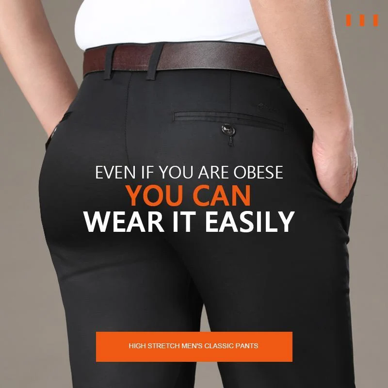 High Stretch Men's Classic Pants - Image 5