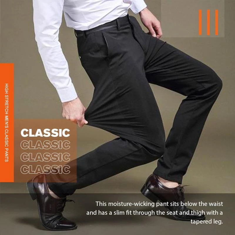 High Stretch Men's Classic Pants - Image 8