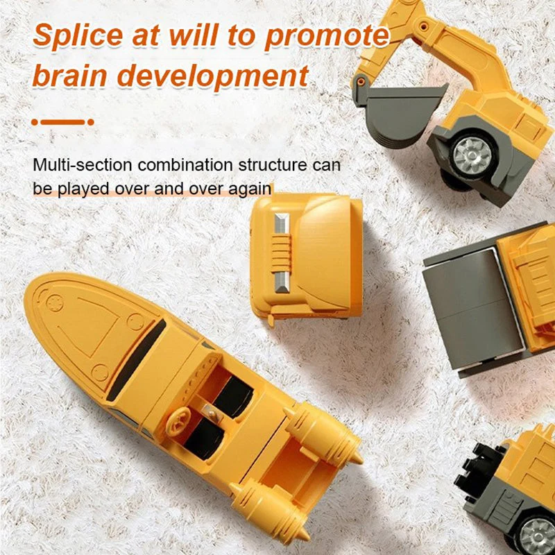 Magnetic Transform Engineering Car Assembled Toys - Image 6
