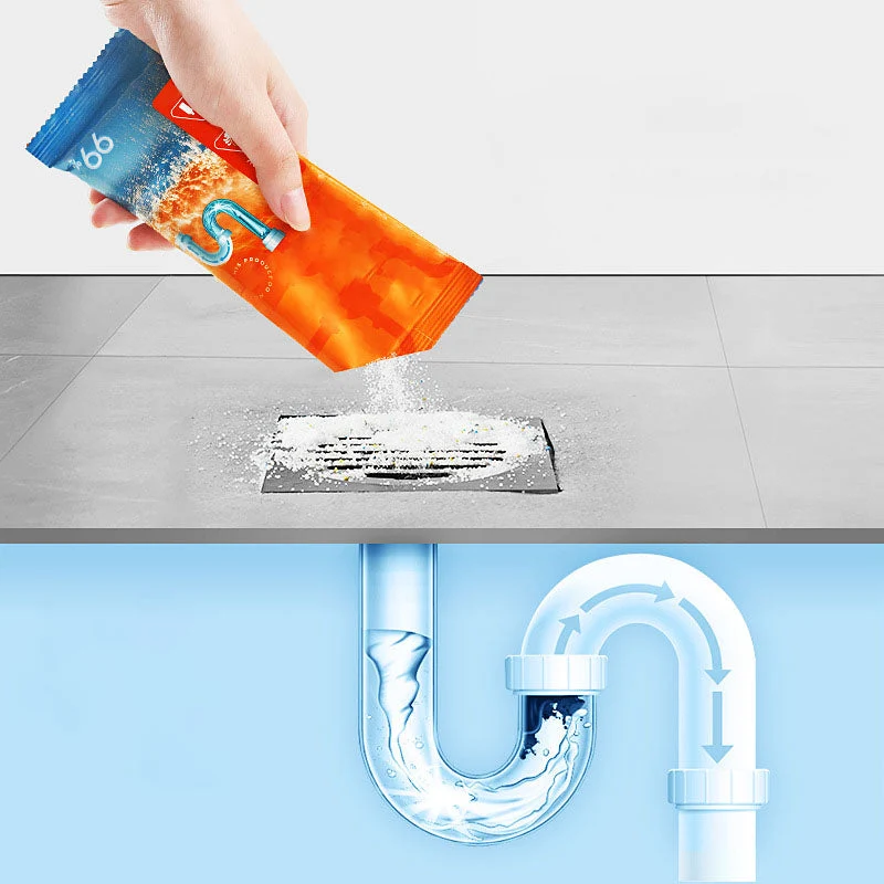 ✨Multifunctional pipe unclogger and odor-eliminating powder✨🚽💦