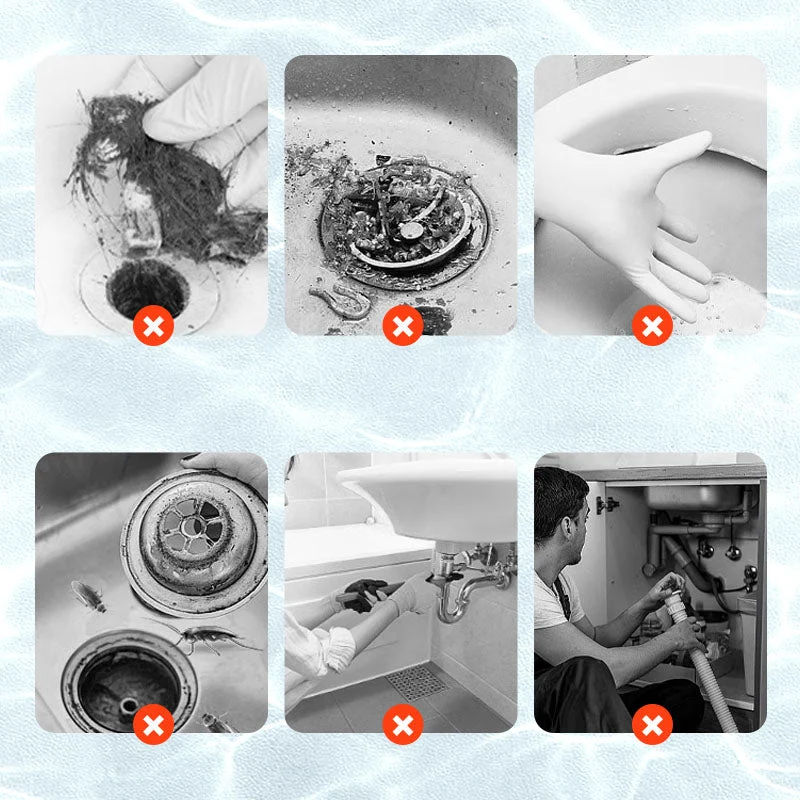 ✨Multifunctional pipe unclogger and odor-eliminating powder✨🚽💦 - Image 7