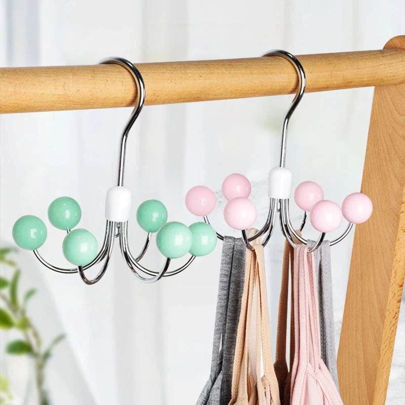 360° Rotatable Multifunctional Storage Hanger with 6 Hooks - Image 2