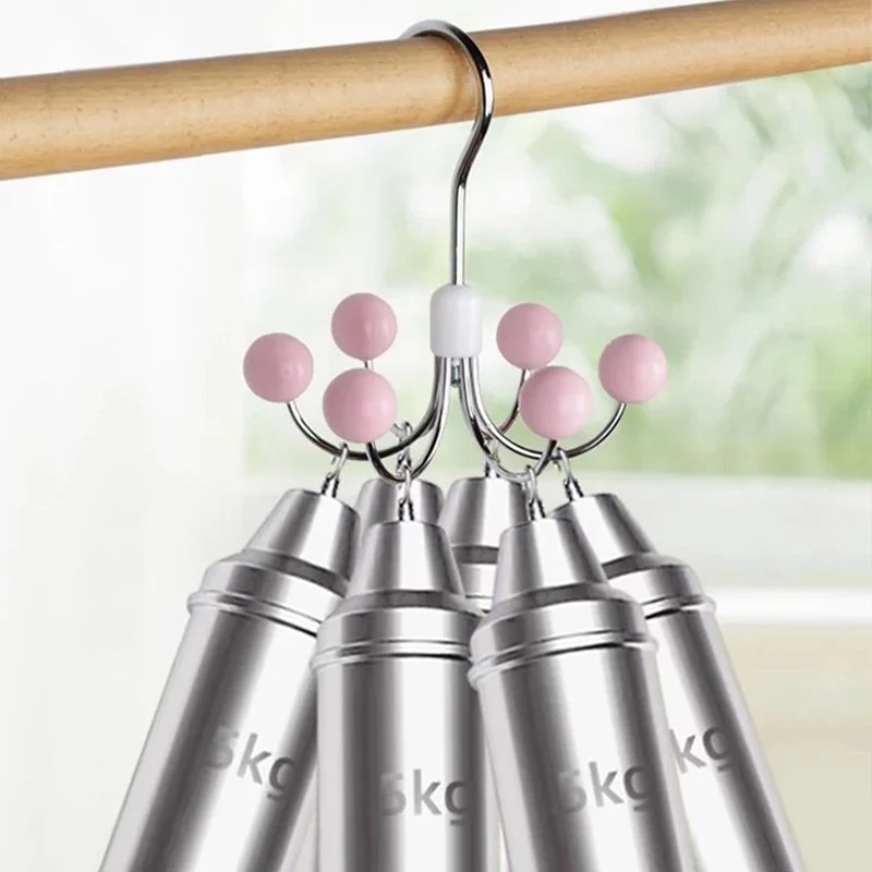 360° Rotatable Multifunctional Storage Hanger with 6 Hooks - Image 3
