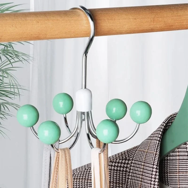 360° Rotatable Multifunctional Storage Hanger with 6 Hooks - Image 7
