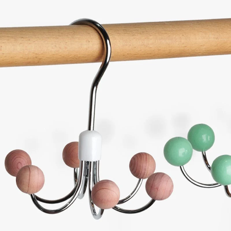 360° Rotatable Multifunctional Storage Hanger with 6 Hooks - Image 9