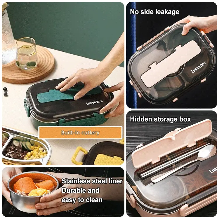 4 Section Leakproof Bento Lunch Box（🔥Buy 2 free shipping🔥） - Image 3