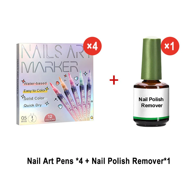 🎁Hot Sale 50% OFF⏳🎨12 Colors Nail Art Pens Set - Image 10