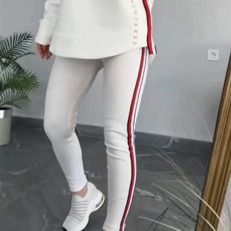 🔥2025 New Arrival - 50% OFF🎉Women's Long-Sleeved Striped Casual Hooded Top&pant ✈️Free Shippings - Image 7