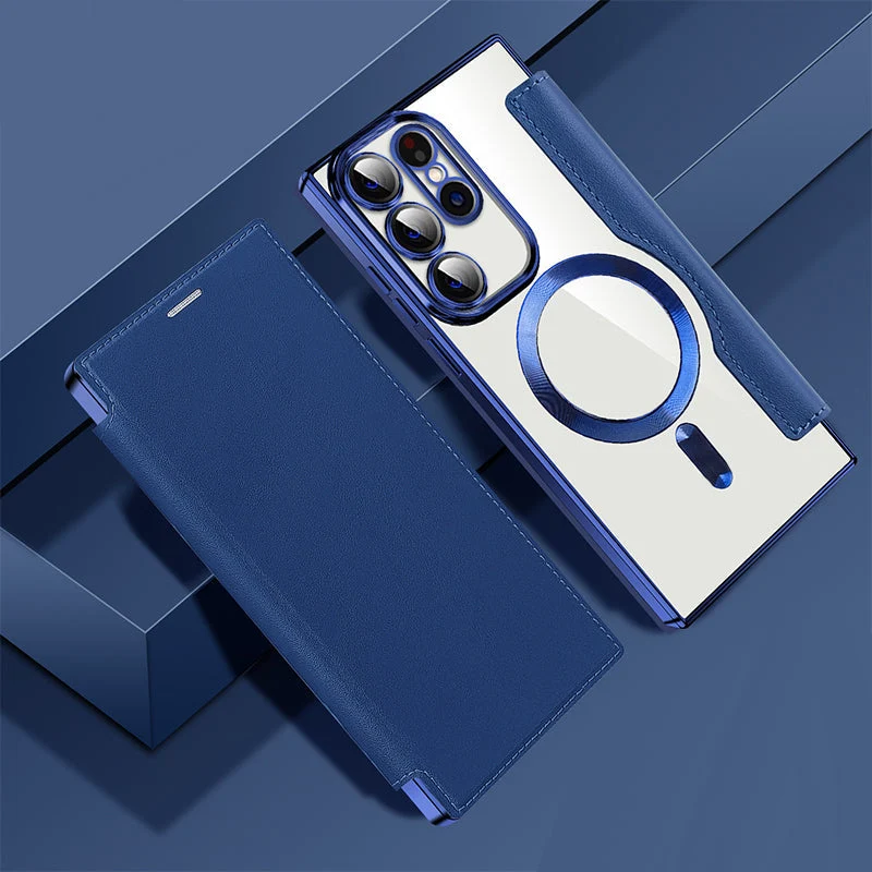 [🔥Today's Lowest Price]New Textured Flip Leather Phone Case for Samsung - Image 9
