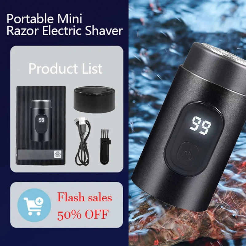 🎁 Hot Sale 49% OFF 🔥Newest Mini Portable Electric Shaver - Image 2