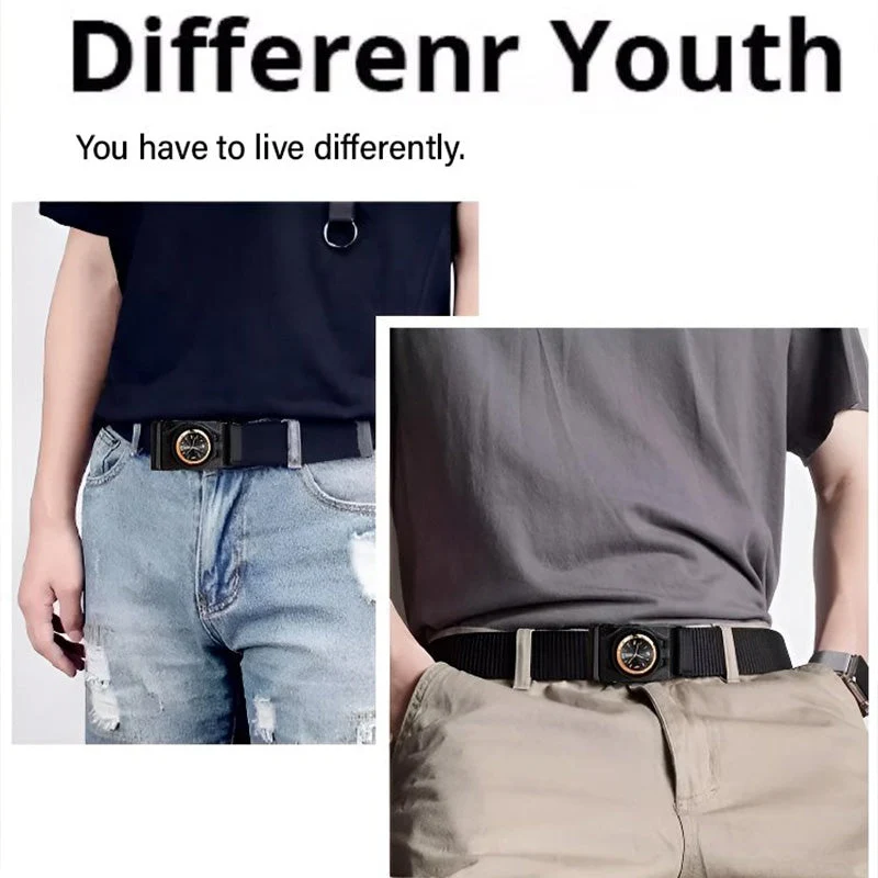 🎅🎄Christmas Early Sale 40% OFF🎄Men's Canvas Nylon Smooth Buckle Alloy Belt - Image 11