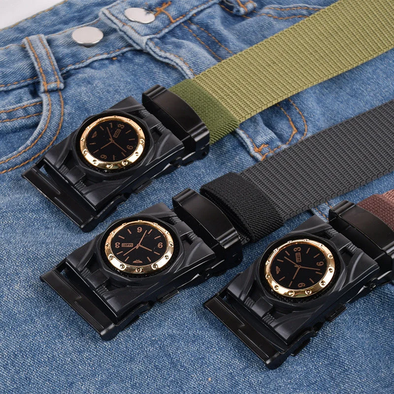🎅🎄Christmas Early Sale 40% OFF🎄Men's Canvas Nylon Smooth Buckle Alloy Belt - Image 12