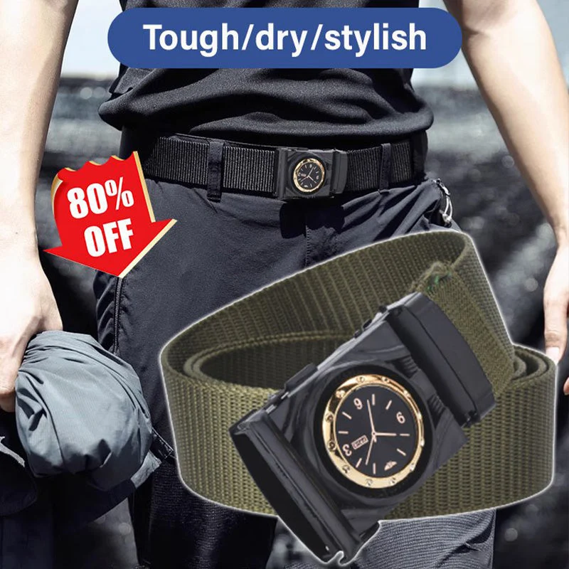 🎅🎄Christmas Early Sale 40% OFF🎄Men's Canvas Nylon Smooth Buckle Alloy Belt - Image 5