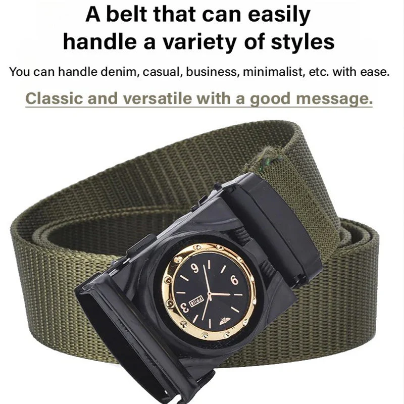 🎅🎄Christmas Early Sale 40% OFF🎄Men's Canvas Nylon Smooth Buckle Alloy Belt - Image 9