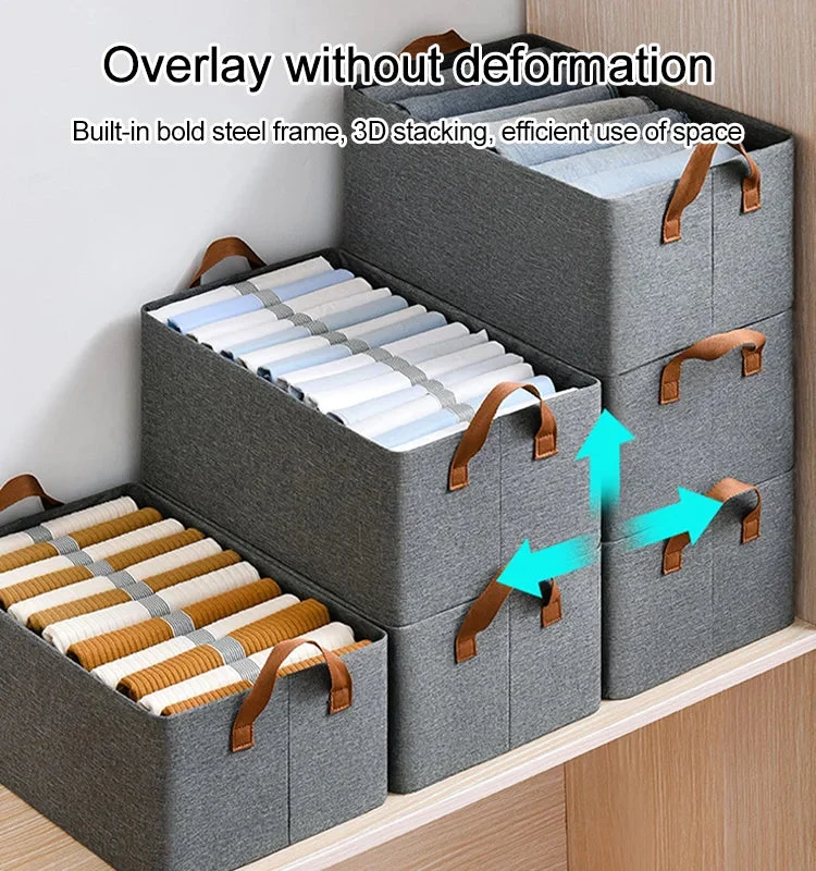 🎁Clearance Sale 49% OFF⏳Foldable Closet Storage Box [Electroplated Thickened Steel Frame - Image 3