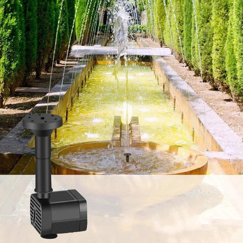 Outdoor Solar Fountain Water Pump Set for Garden - Image 2