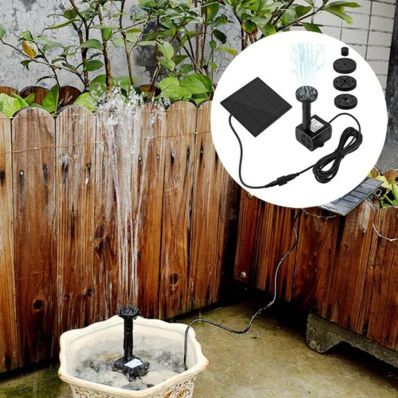 Outdoor Solar Fountain Water Pump Set for Garden - Image 3