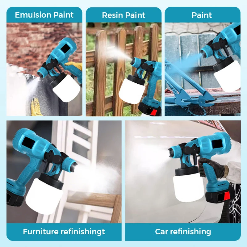 🛠️ Cordless Electric Paint Sprayer – HVLP Tech, Even Coating & Perfect for DIY & Gifts 🎁 - Image 2