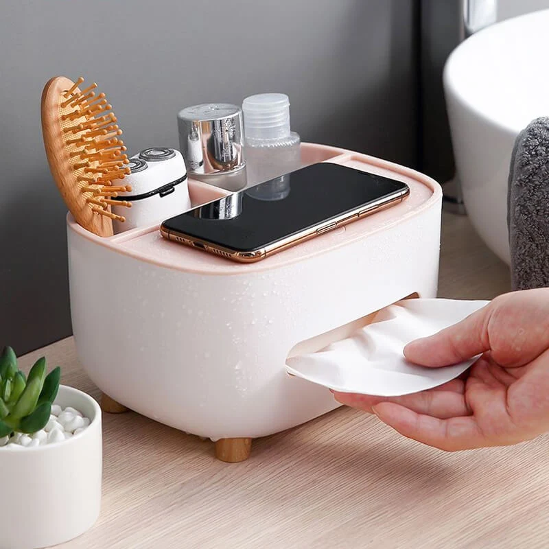 Paper multifunctional storage box mobile phone holder - Image 5