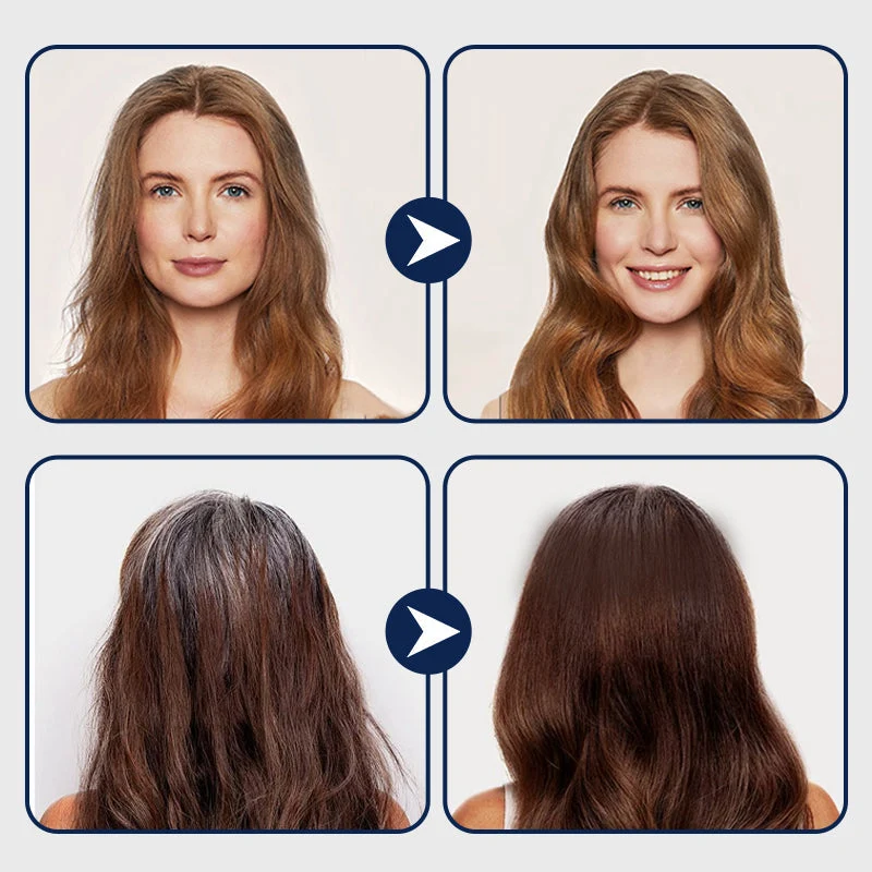 Plant-Based Hair Coloring Cream - Mild Formula Long Lasting - Image 3