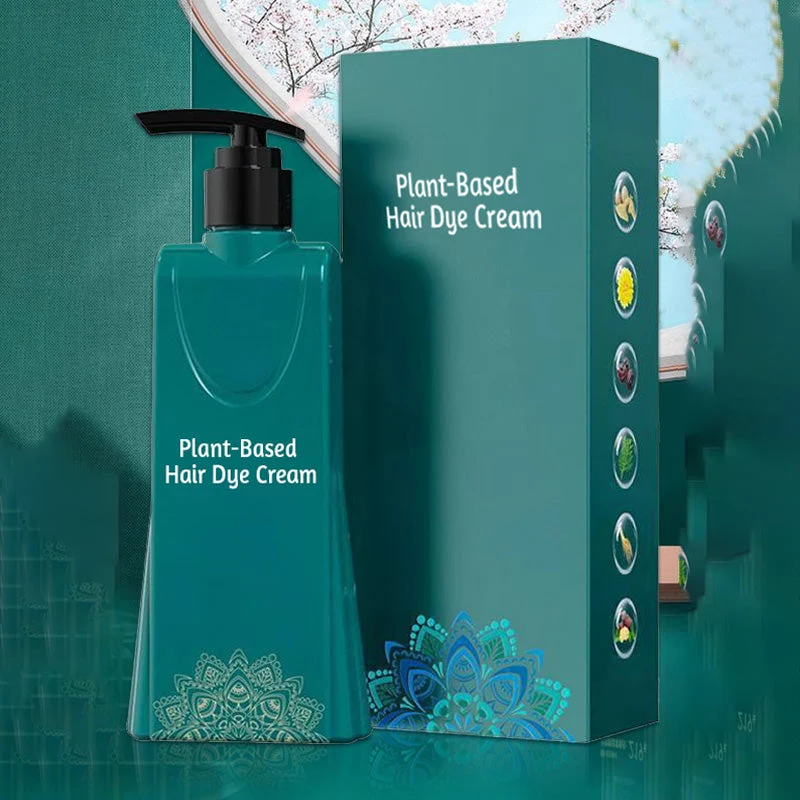 Plant-Based Hair Dye Cream for Gray Coverage - Image 5