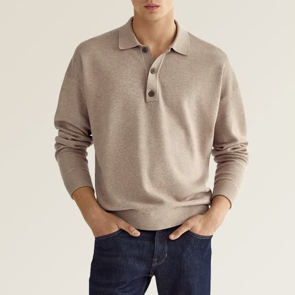 Men's Fashion Casual Loose Lapel Long Sleeve Shirt - Image 8