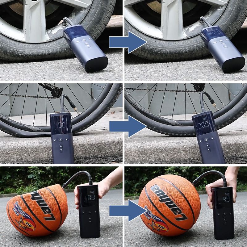 Portable Wireless Car Tire Inflator Air Compressor - Practical Gift - Image 4