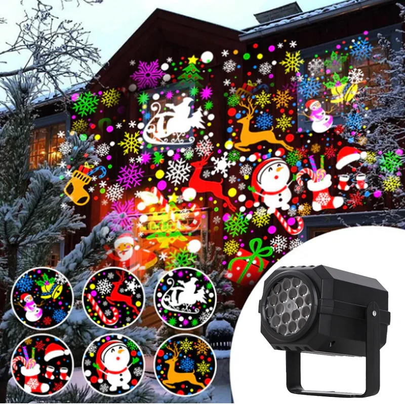 🎅Christmas Hot Sale 50% Off🎁Rotating LED Christmas Pattern Projector Light - Image 7