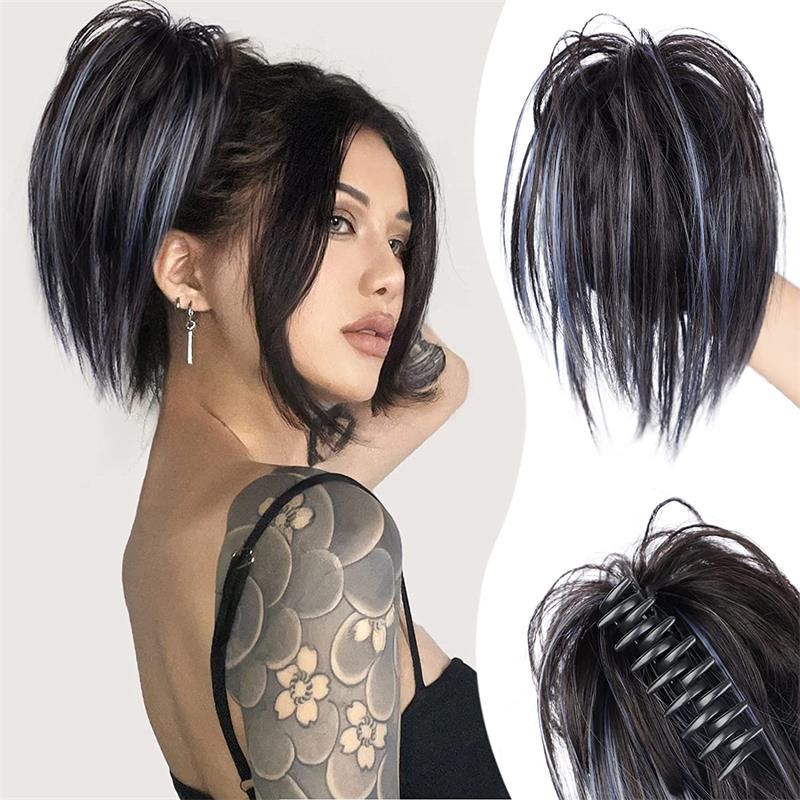 🔥Last Day Sale 49%🔥Messy Ponytail Clip Extends Hair - Image 5