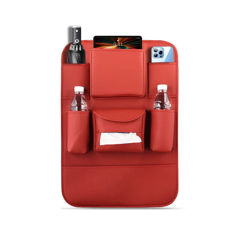 PU Leather Car Seat Back Organizer - Image 9