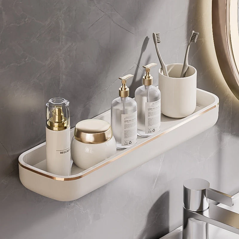 No-Punch Wall Mounted Bathroom Storage Shelf - Image 10