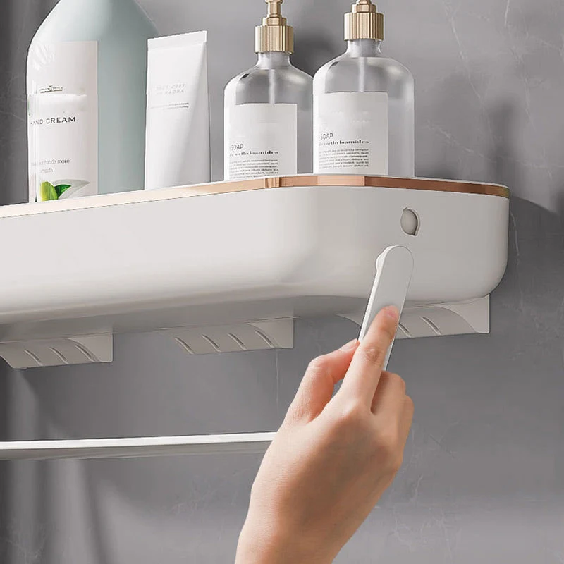 No-Punch Wall Mounted Bathroom Storage Shelf - Image 6