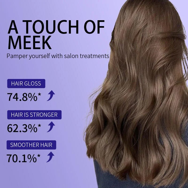 Purple Keratin Hair Mask - Locks Color & Neutralizes Brass & Yellow Tones For Blonde Silver Gray Highlighted Hair - Image 6