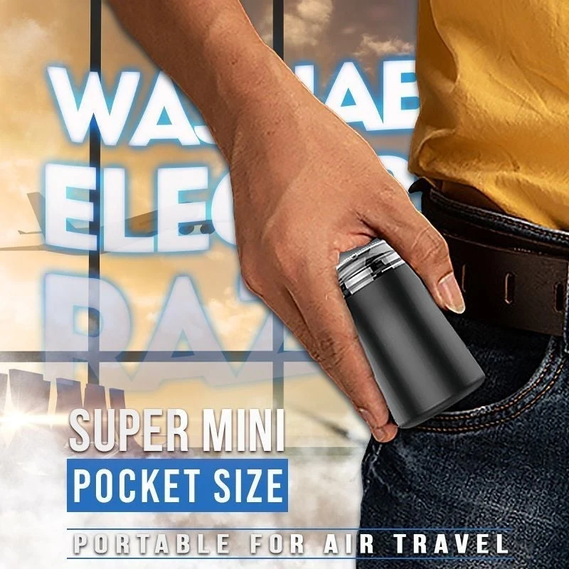 Pocket Size Washable Electric Razor - Image 7