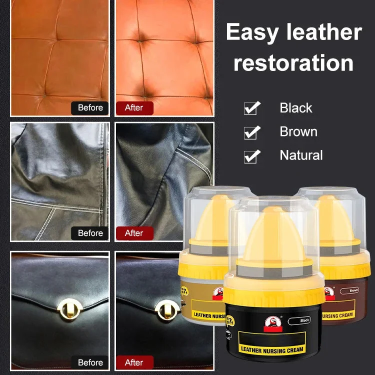 【Buy 1 Get 1 Free🔥】Leather Repair Cream Liquid Shoe Polish - Image 2