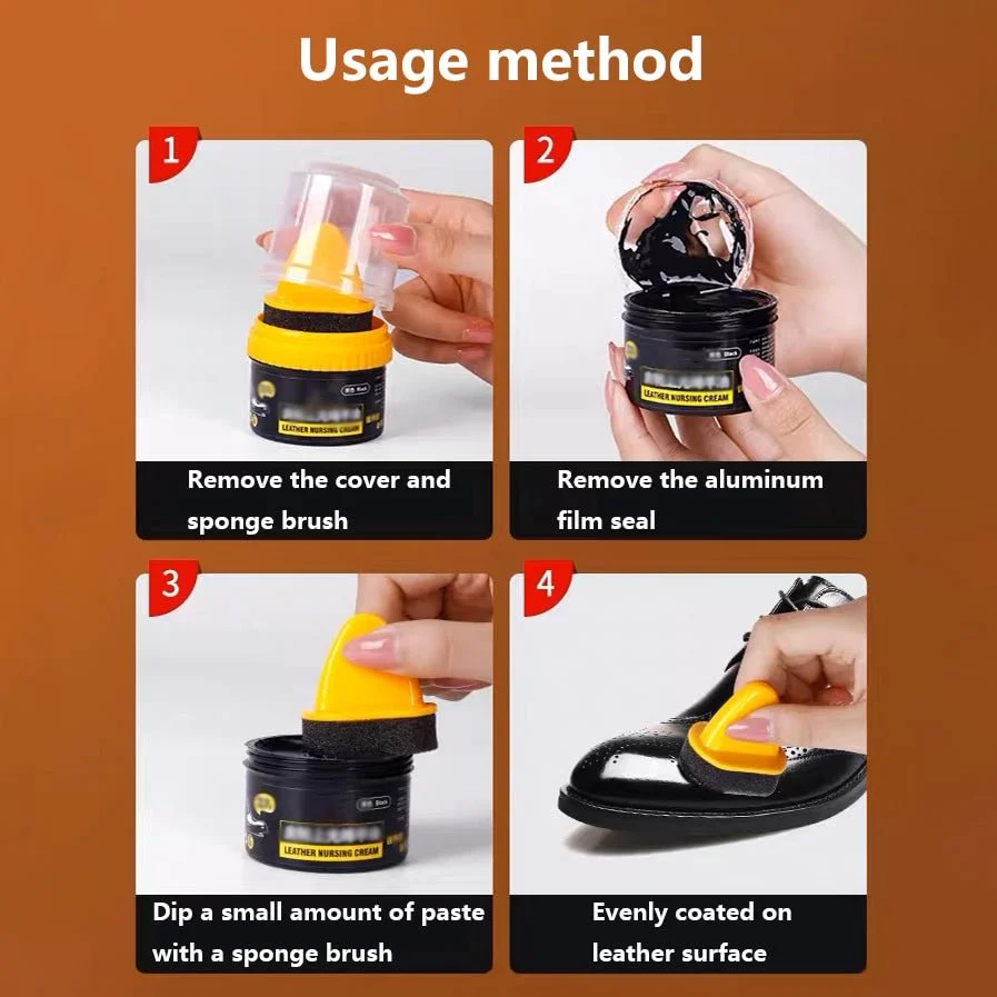 【Buy 1 Get 1 Free🔥】Leather Repair Cream Liquid Shoe Polish - Image 3