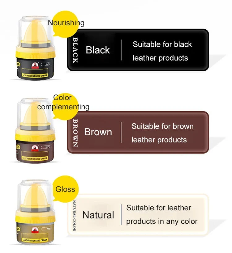 【Buy 1 Get 1 Free🔥】Leather Repair Cream Liquid Shoe Polish - Image 5