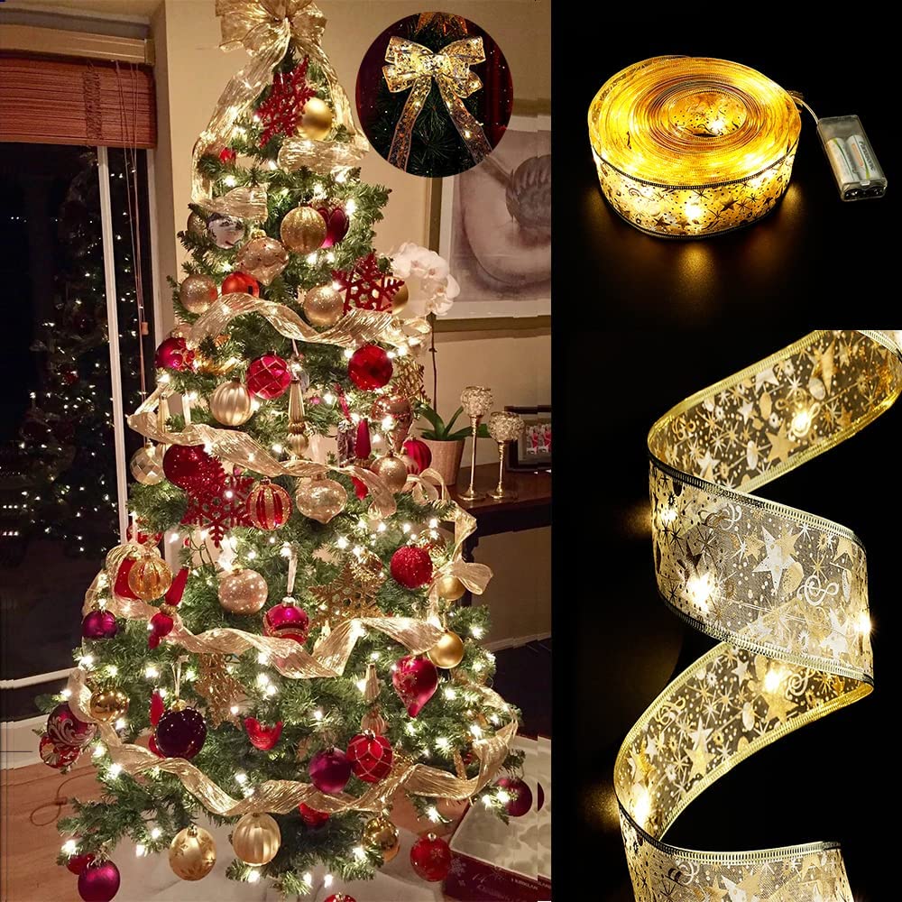 💥Hot Sale💥Christmas Ribbon Fairy Lights - Image 19