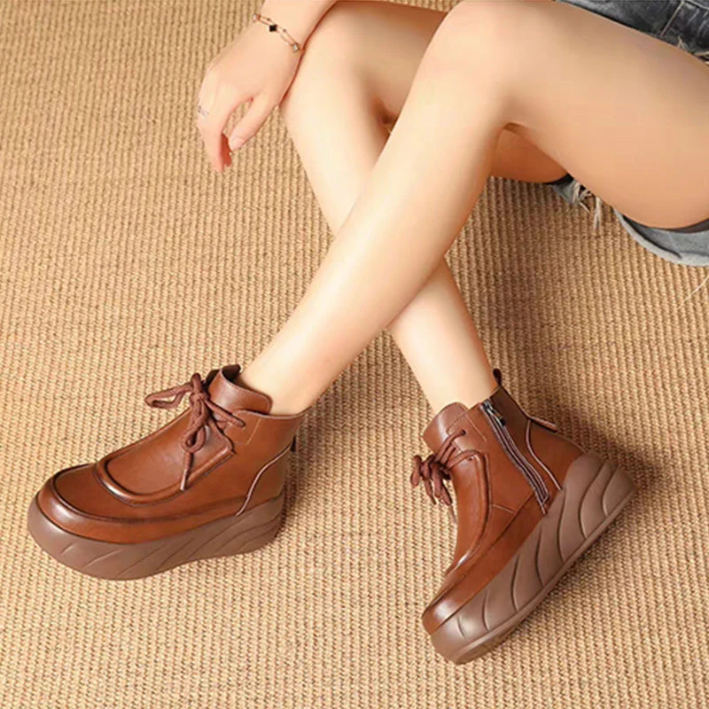 🔥New Year Special 49% OFF🔥✨✨2024 New Fashion Soft High Bottom Short Boots for Women👢 - Image 5